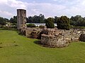 Les ruines du château de Montagu.