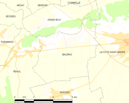 Balbins - Localizazion