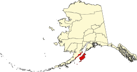 Localisation de Kodiak Island Borough, Alaska