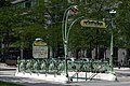 Originaler Guimard-Eingang, Geschenk der RATP an die Metro Montreal