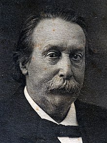 Eduard Hagenbach-Bischoff (1833–1910), fotografiert von Henri Veillon, Staatsarchiv Basel-Landschaft, Liestal, Schweiz.