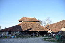 La tuilerie et l'entrée du four.