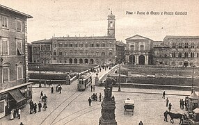 Ponte di Mezzo, tram verso la stazione