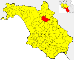 Sicignano degli Alburni – Mappa