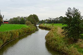 De Leistervaart gezien vanuit het westen