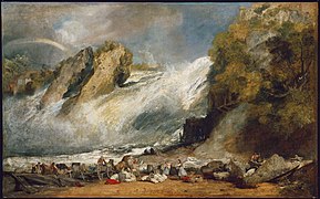 Fall of the Rhine at Schaffhausen between circa 1805 and circa 1806, William Turner, Museum of Fine Arts, Boston