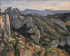 Rochers de L'Estaque, v1882-1885.