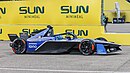 Maximilian Günther im Maserati Tipo Folgore beim Berlin E-Prix