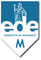 Monumentenschildje van de gemeente Ede