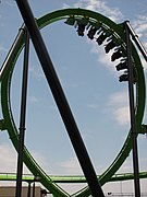 Looping vertical de Green Lantern.