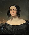 Portrait pr�sum� de Madame Courcier par Eug�ne Dev�ria, 1845.