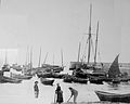 Le port de Kérity à la fin du XIXe siècle (avec le caboteur Picard Destelan, de Lorient).