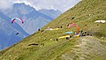 Punto di partenza per il parapensio sul Monte Spico