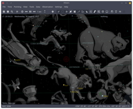Screenshot von KStars 2.7.6