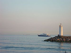 Biển Marmara trông từ Istanbul (Kumkapı)