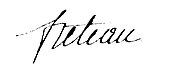 signature d'Emmanuel Marie Michel Philippe Fréteau de Saint-Just