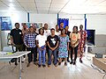 Groupe de participant·e·s à la quinzaine des autrices francophones 2024 à American corner, Bénin