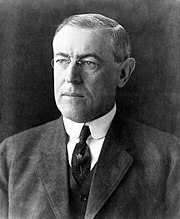 Portr�t Pr�sident Woodrow Wilson