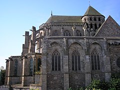 L’abbatiale Saint-Sauveur.