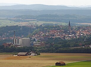 Gezicht op Warburg