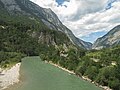 Salzach Nehri Tenneck ile Lueg Geçidi arasında