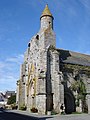 L'église Sainte-Thumette de Kérity, la façade.