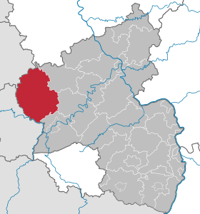 Localisation de Arrondissement d'Eifel-Bitburg-Prüm