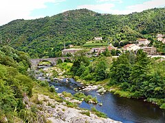 Le pont du Moulinon sur l'Eyrieux.