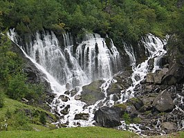 Het begin van de Simmen bij de Siebenbrunnen