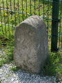 vermutlicher Halbmeilenstein in Goppeln, Golberoder Str.