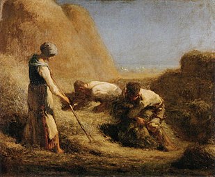 Les Botteleurs de foin Jean-François Millet, 1850-1851 musée du Louvre, Paris