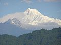 Kantjendjunga sett frå Gangtok i Sikkim Foto: Siegmund Stiehler