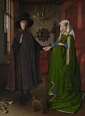 Arnolfini'nin Evlenmesi, Jan van Eyck, 1434 (on panel)