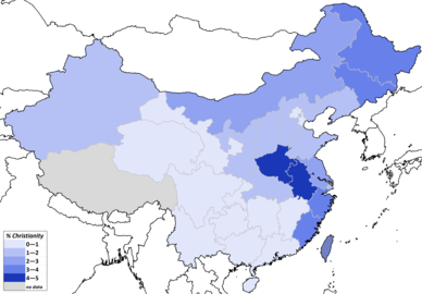 Mappatura del cristianesimo (min. 0-1%, max. 4-5%)[39]