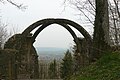 Les ruines du château.