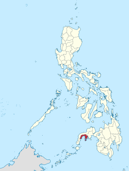 Locatie van Zamboanga Sibugay in de Filipijnen