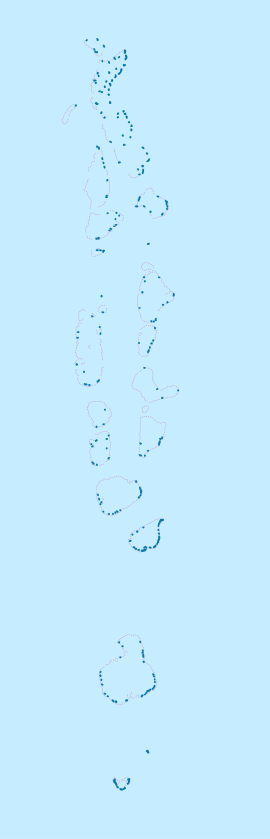 Malé na mapi Maldiva