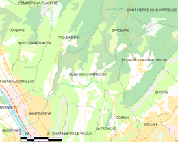 Quaix en Chartreuse - Localizazion