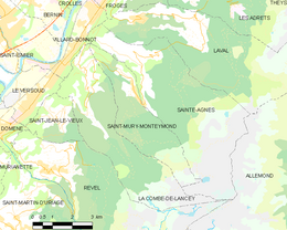 Saint-Mury-Monteymond - Localizazion