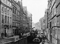 Hambourg, la Holl�ndische Reihe, en 1883.