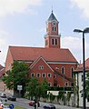 Evang.-Luth. Lutherkirche samt Pfarrhaus