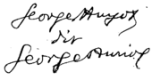 signature de George Auriol