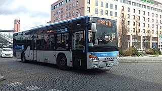 Setra S415LE Business no 663 de Transdev STRAV, à Evry.