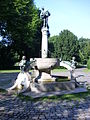 Der Minnesängerbrunnen im Rosenaupark