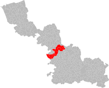 La quatorzième circonscription en 1958.