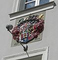 Markgräfliches Wappen in der Hofer Ludwigstraße