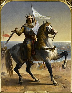 Louis IX, dit Saint Louis, Roi de France (1215-1270) (1844), musée national des châteaux de Versailles et de Trianon.