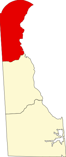 Map of Delaware highlighting New Castle County.svg