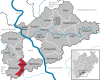 Lage der Stadt Meckenheim im Rhein-Sieg-Kreis