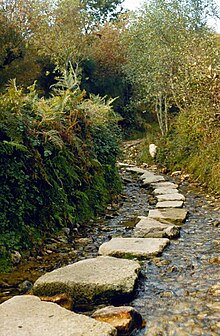 El camino de Santiago en Peruscallo (Sarria)